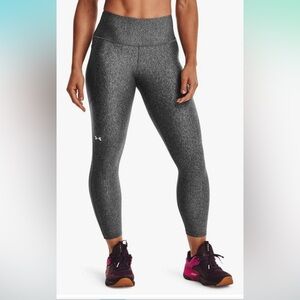 NWOT Under Armour HeatGear High No-Slip Waistband Ankle Leggings w/side pocket
